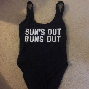 Suns out buns out one piece